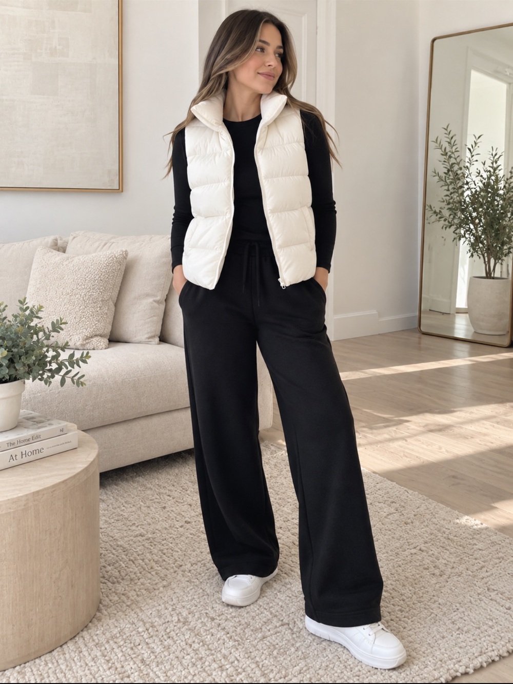 Old Navy ivory puffer vest XS | new with tags quilted vest